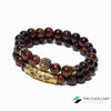 TCC™ Natural Red Tiger Eye Charm Bracelet